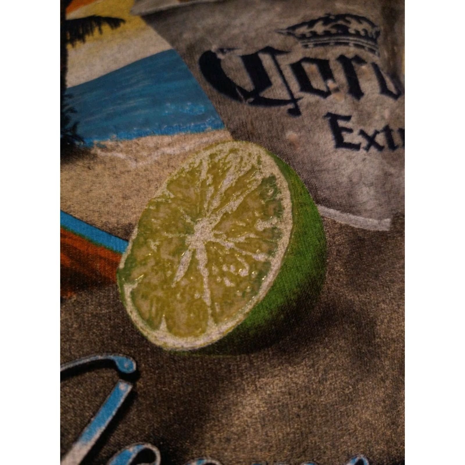 Paradise VINTAGE Tennessee River Corona Extra Welcome To Paradise On Tennessee River L T-Shirt Men Blues Short Sleeve Cotton 100% Size US L / EU 52-54 / 3 - 5 Thumbnail