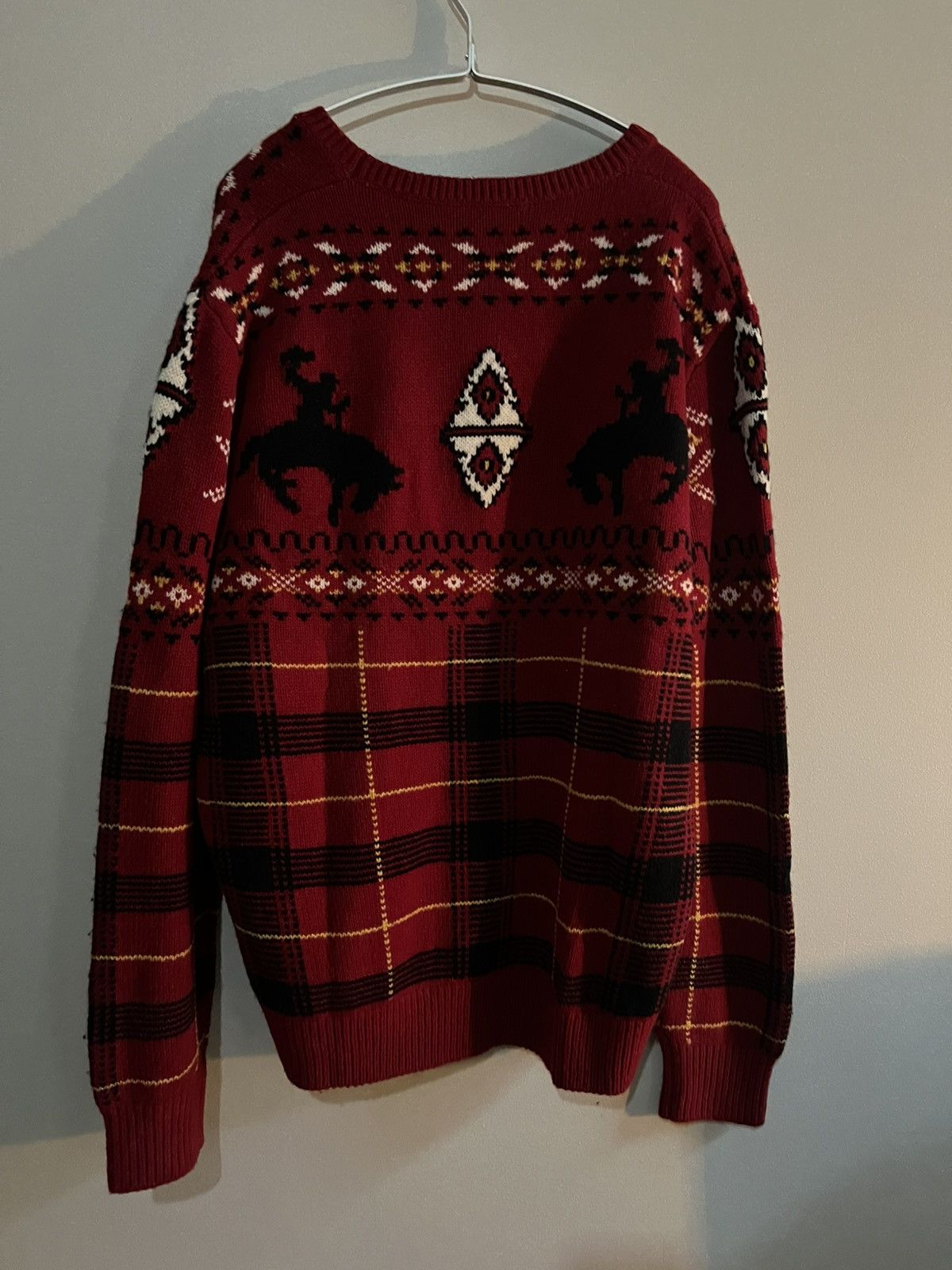 Polo Ralph Lauren Polo Ralph Lauren Western Inspired Fair Isle Wool Sweater Size US XL / EU 56 / 4 - 5 Thumbnail
