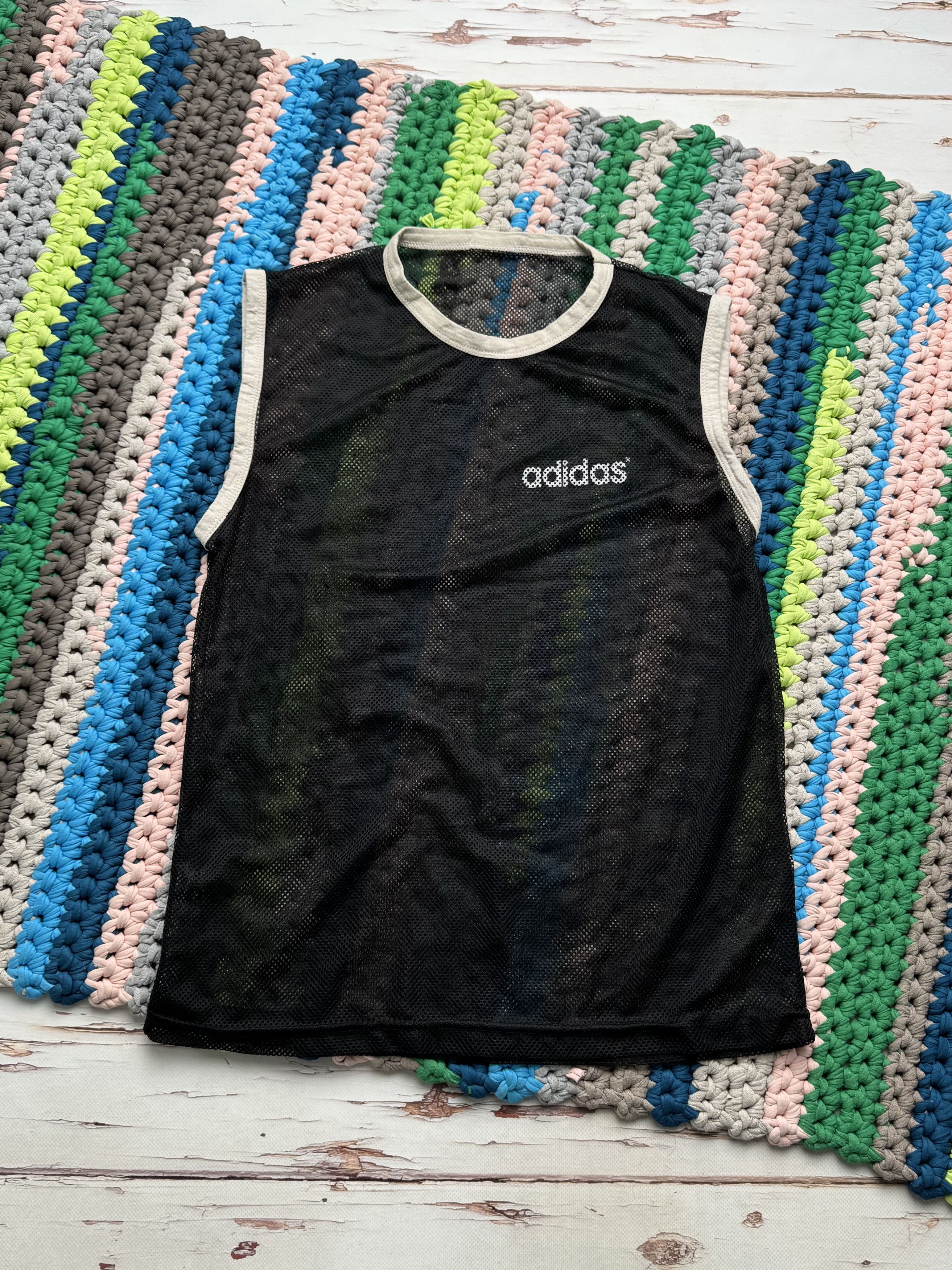 Adidas Vintage Adidas Mesh Tank Top Sports Jersey Y2K Athletic Top Size M / US 6-8 / IT 42-44 - 1 Thumbnail