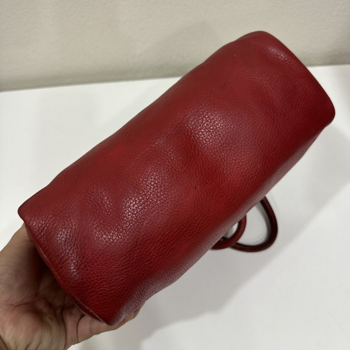 Prada PRADA VITELLO DAINO LEATHER BAULETTO MINI BOSTON BAG Size ONE SIZE - 9 Thumbnail