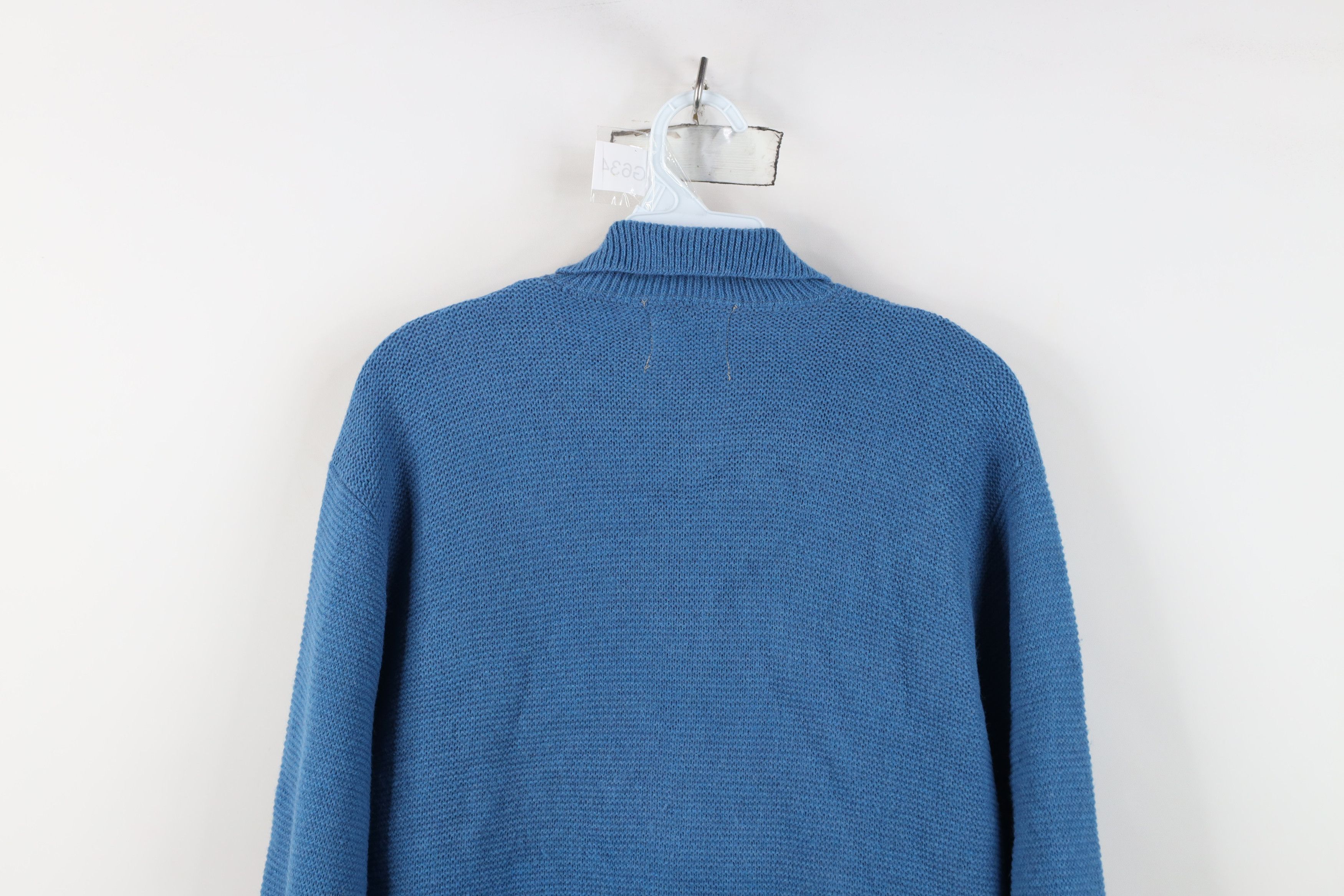 Vintage Vintage 50s 60s Streetwear Collared Cardigan Sweater USA Size US XL / EU 56 / 4 - 11 Thumbnail