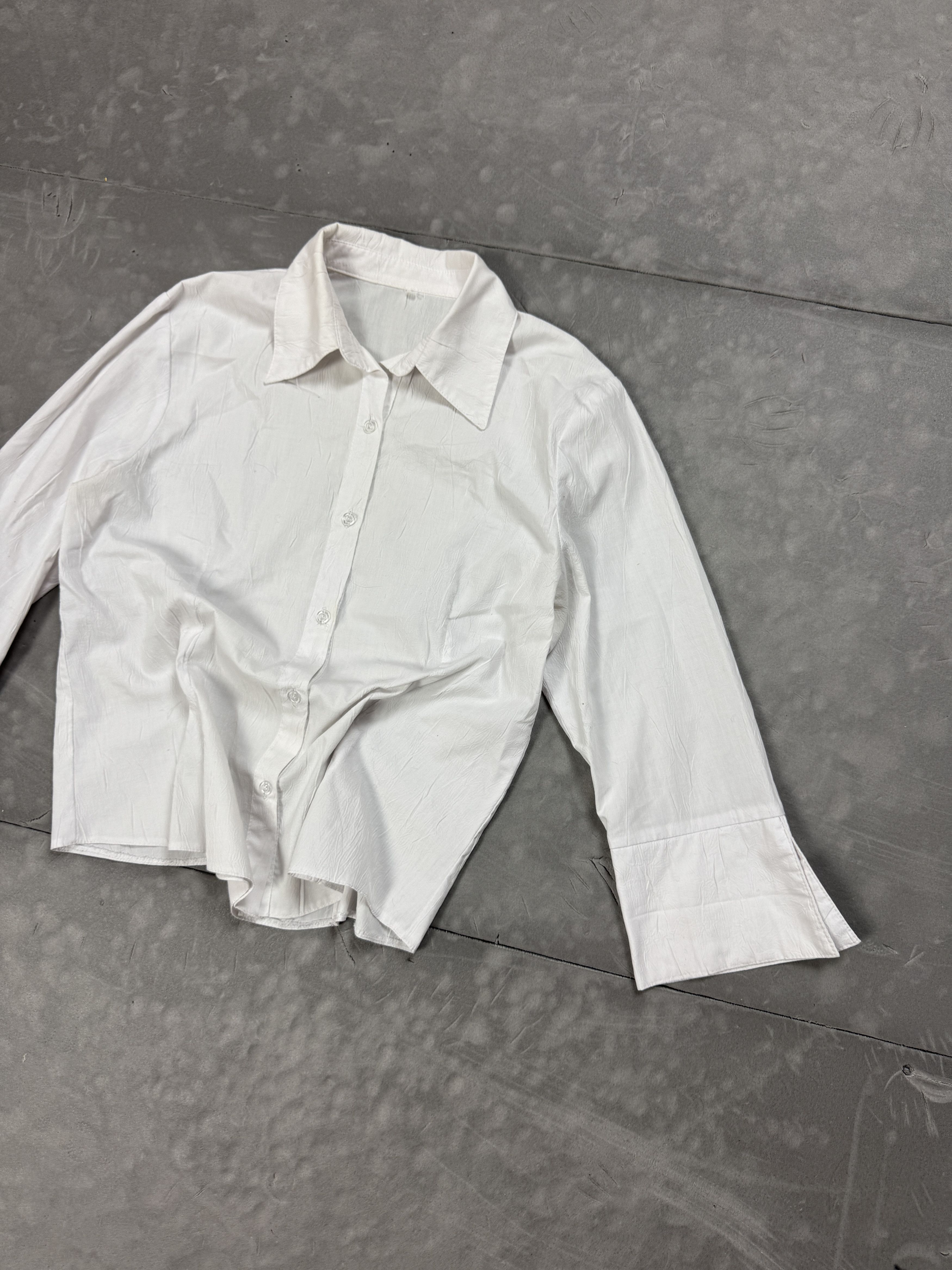 Vintage Vintage White Shirt with Wide Sleeves 90s (S/M) Size S / US 4 / IT 40 - 3 Thumbnail