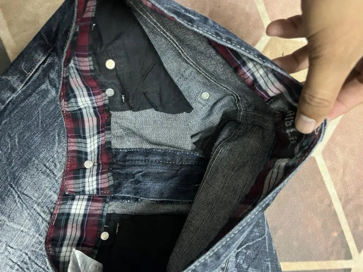 Japanese Brand Skullbones Japanese Brand Crazy Faded Jeans Size US 31 - 10 Thumbnail