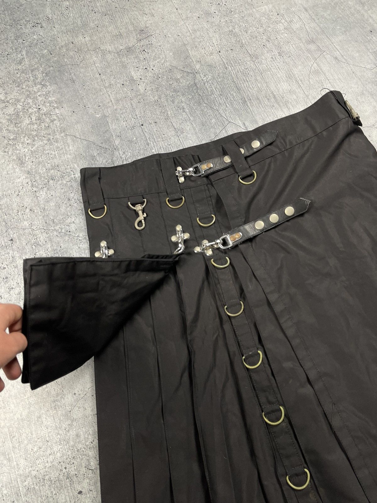 Affliction × Japanese Brand × Seditionaries Avant garde Affliction style got grunde punk skirt Y2K Japan Size 40" / US 18 - 4 Thumbnail