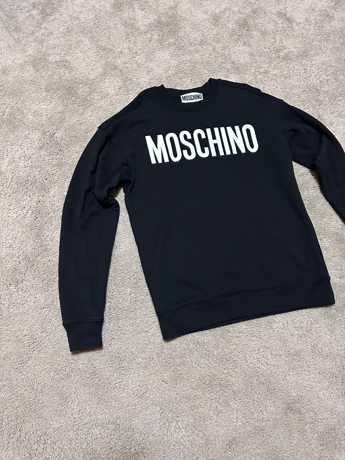 Moschino Moschino Sweatshirt Black Printed sz 48 Mens Size US M / EU 48-50 / 2 - 2 Thumbnail