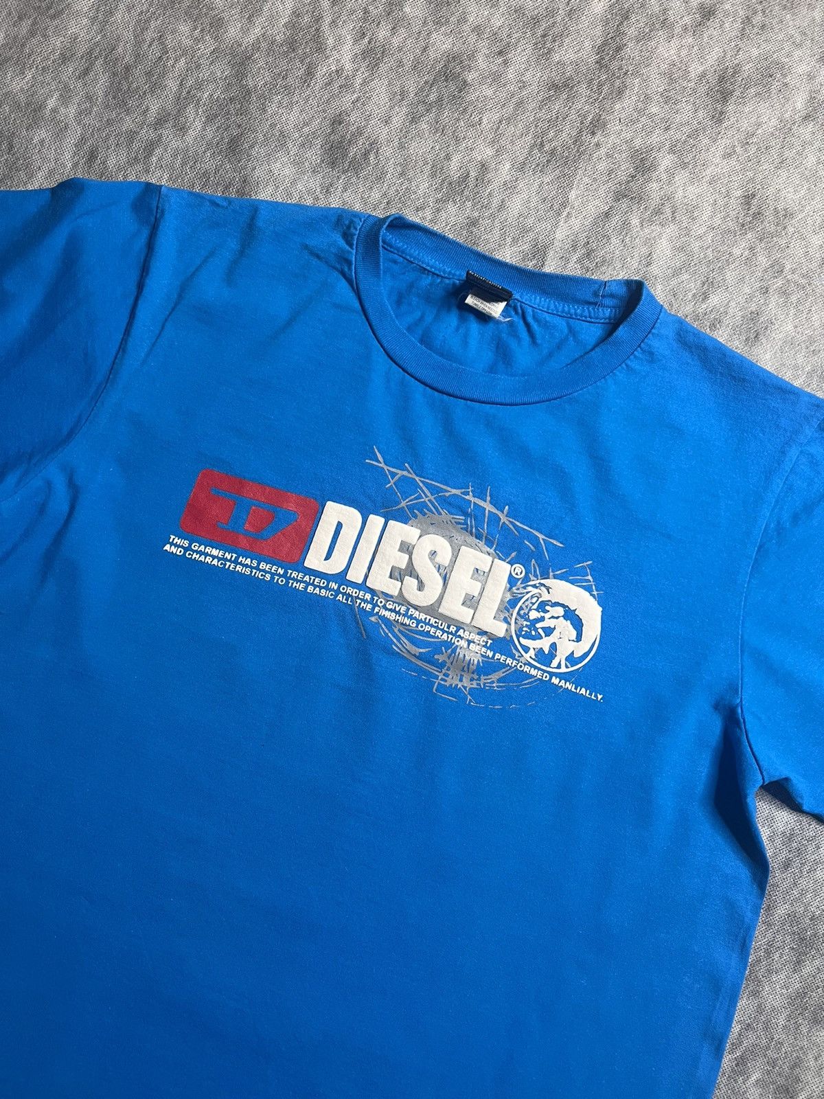 Diesel Diesel Vintage Tee Big Logo Y2K Size US XL / EU 56 / 4 - 3 Thumbnail