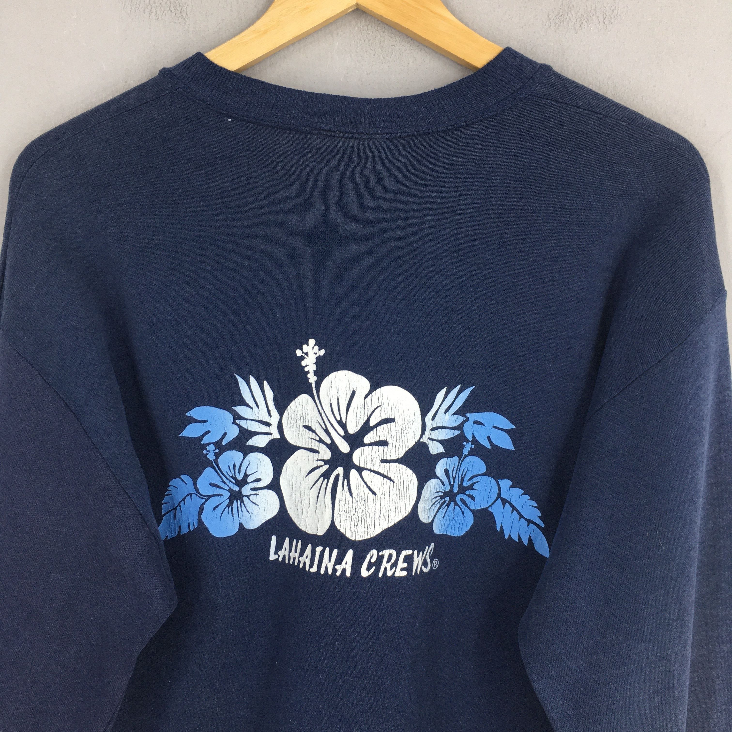Jerzees Vintage Lahaina Maui Hawaii Sweatshirt Medium Size US M / EU 48-50 / 2 - 8 Thumbnail