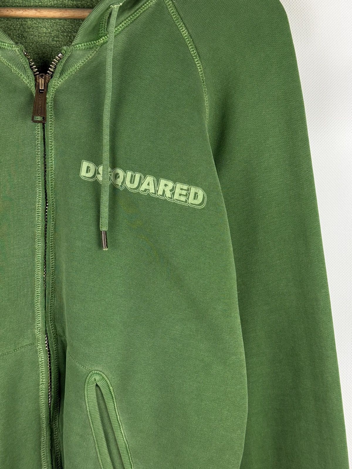 Dsquared2 Dsquared Men’s Full Zip Chest Logo Drawstring Cotton Hoodie Size US L / EU 52-54 / 3 - 8 Thumbnail