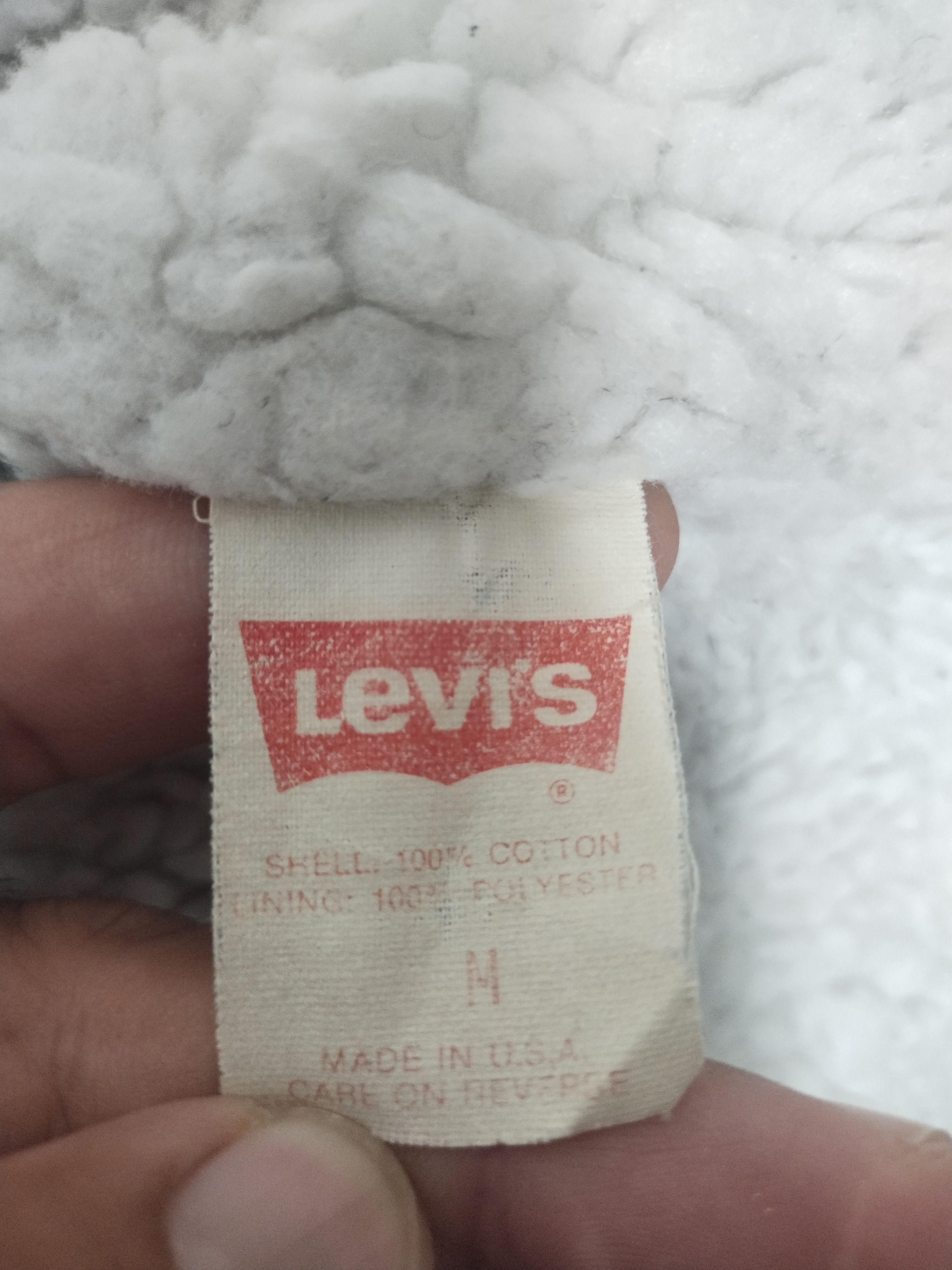 Levi's Vintage Clothing Vintage Levi's Sherpa Lined Denim Trucker Jacket Size US M / EU 48-50 / 2 - 18 Thumbnail
