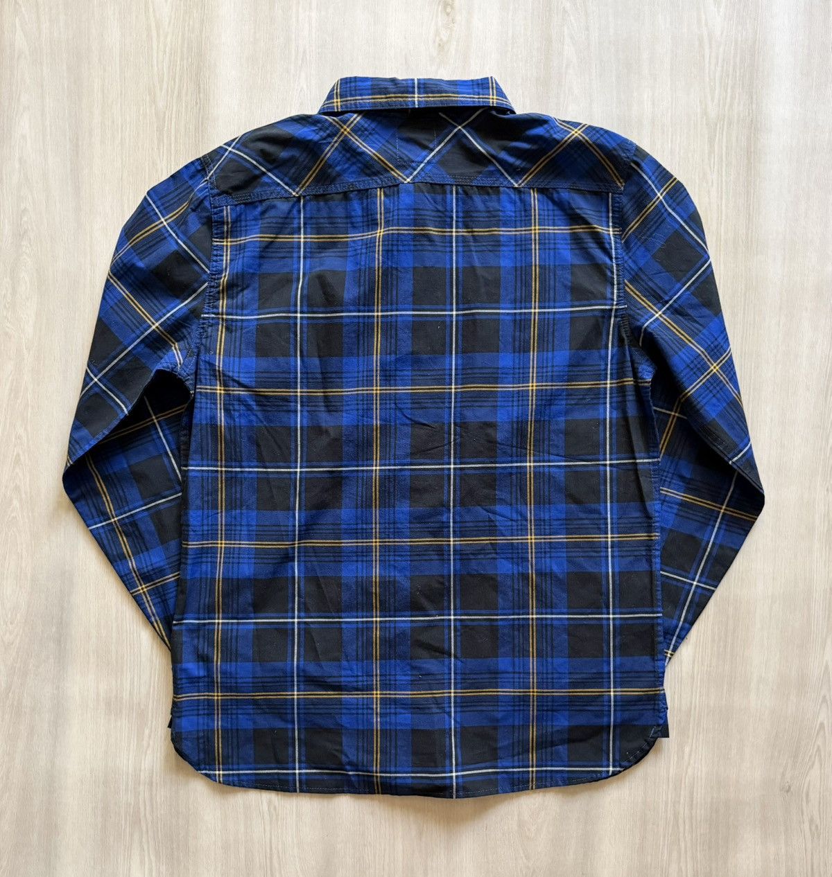 Levi's New Levis Button Up Blue Plaid Western Long Sleeve Sz L Size US L / EU 52-54 / 3 - 4 Thumbnail