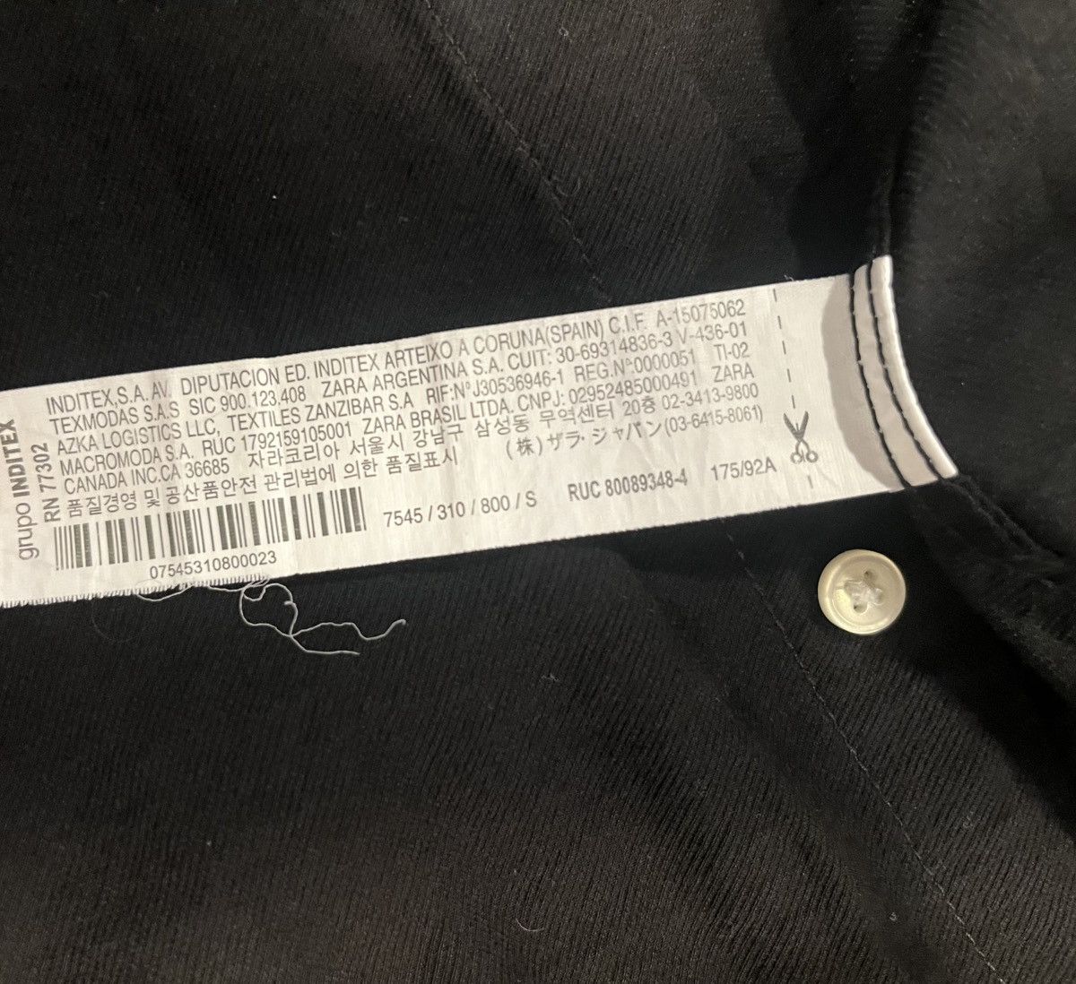 Zara Zara Black Button-up - Small Size US S / EU 44-46 / 1 - 7 Thumbnail
