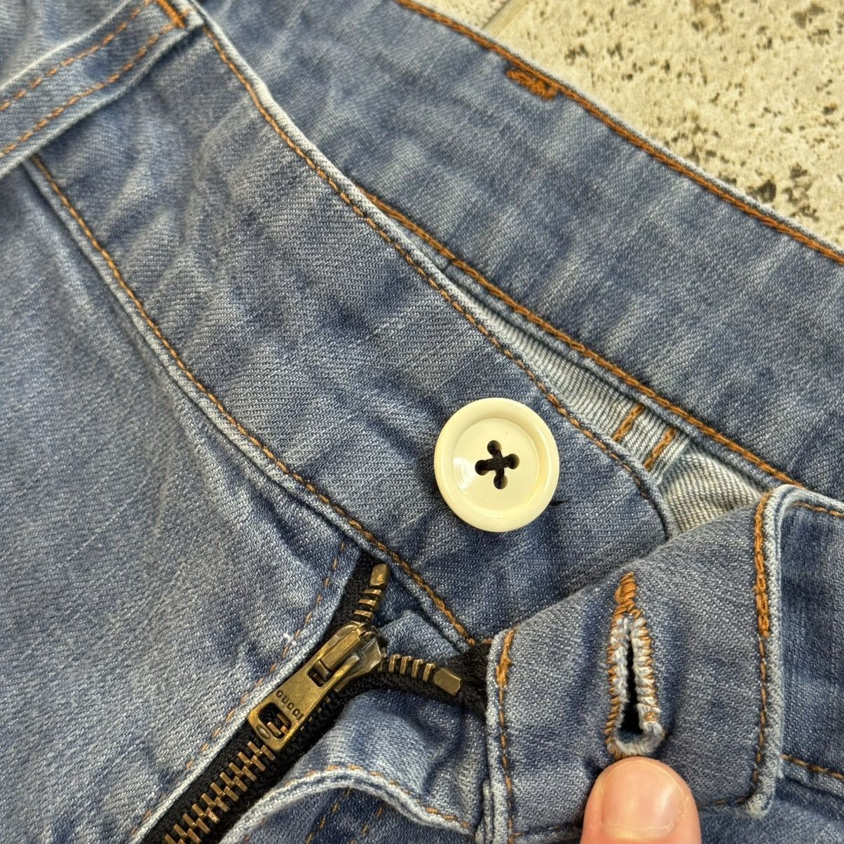 Gucci Gucci Tom Ford Bootcut Flared Leopard Logo Vintage Jeans Era Size US 30 / EU 46 - 8 Thumbnail