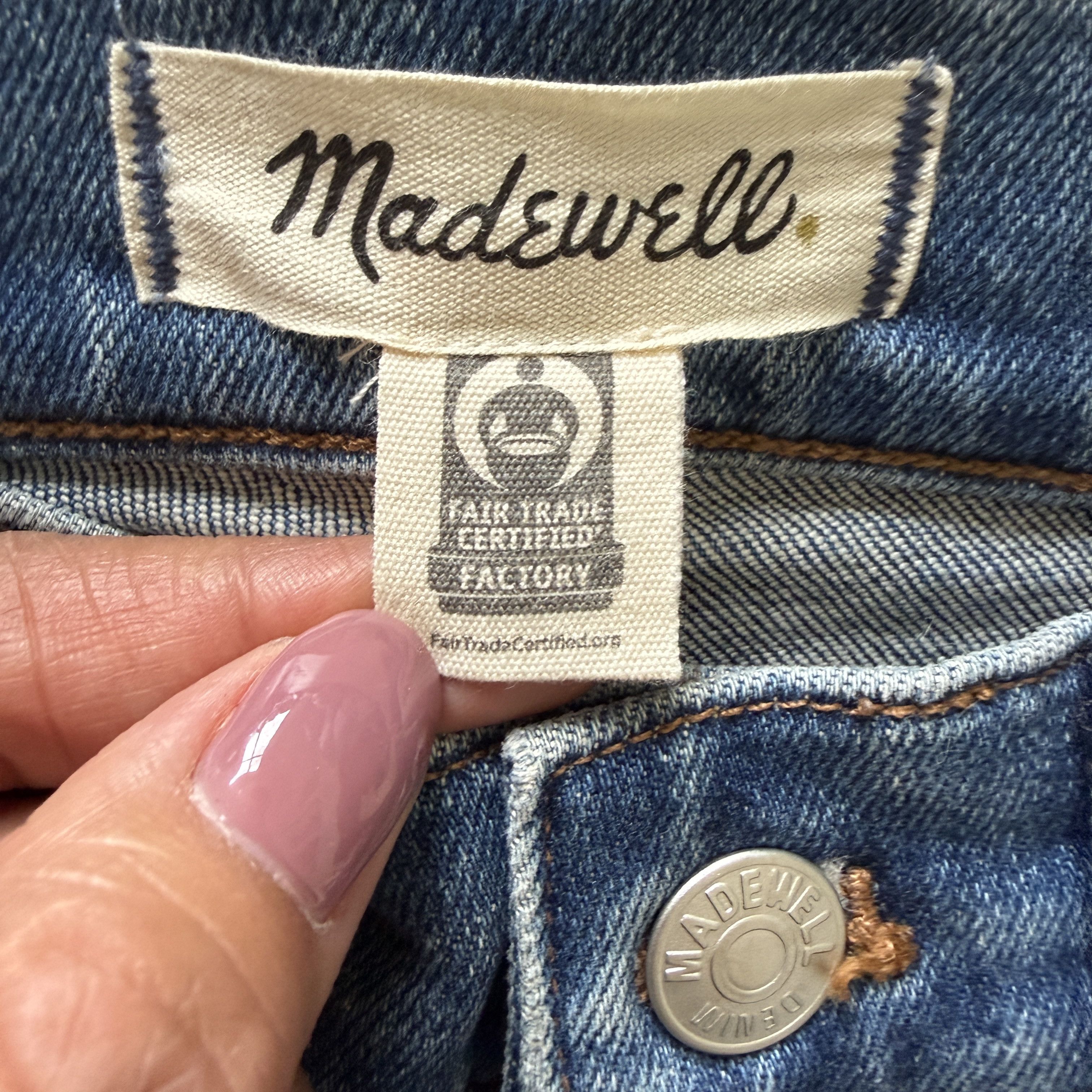 Madewell Madewell Kick Out Crop Jeans Oneida Mid Rise Flare Denim Size 24" / US 00 / IT 34 - 4 Thumbnail