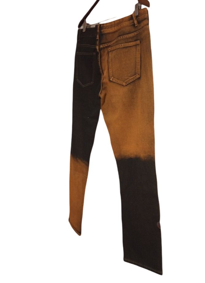 Vintage Men's Handsome Two Toned Street Style Ripped Jeans Size US 36 / EU 52 - 2 Thumbnail
