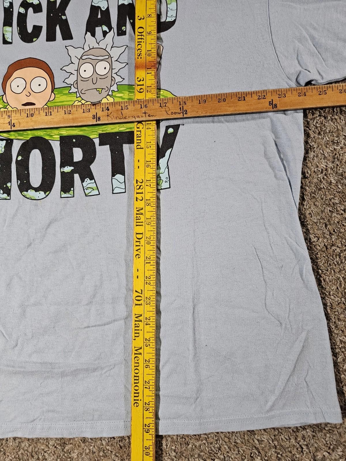 Other Rick and Morty Men's XL T-shirt Ripple Junction Adult Swim Size US XL / EU 56 / 4 - 5 Thumbnail
