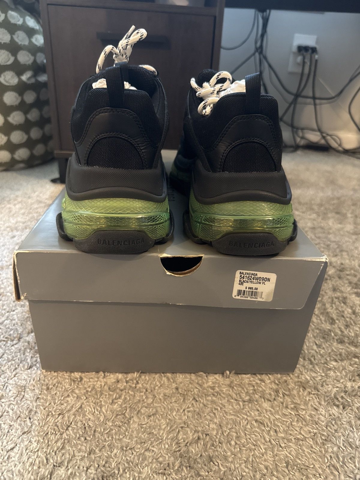 Balenciaga Balenciaga Triple S Clear Sole Size US 10 / EU 43 - 5 Thumbnail