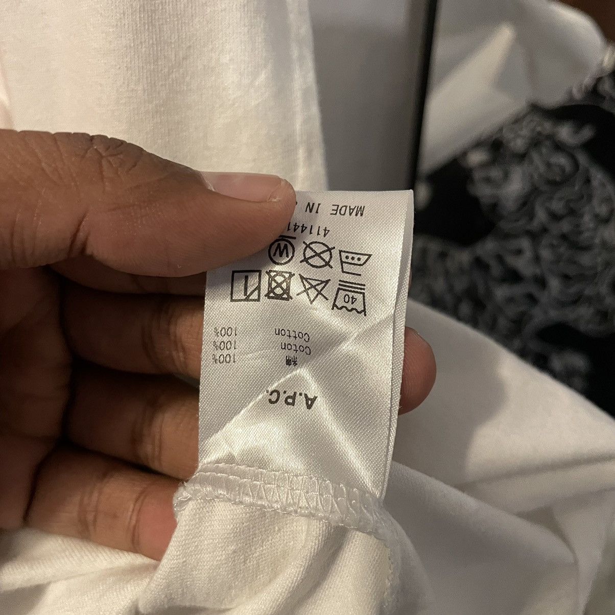 A.P.C. APC Box Logo Tee Size US S / EU 44-46 / 1 - 4 Thumbnail