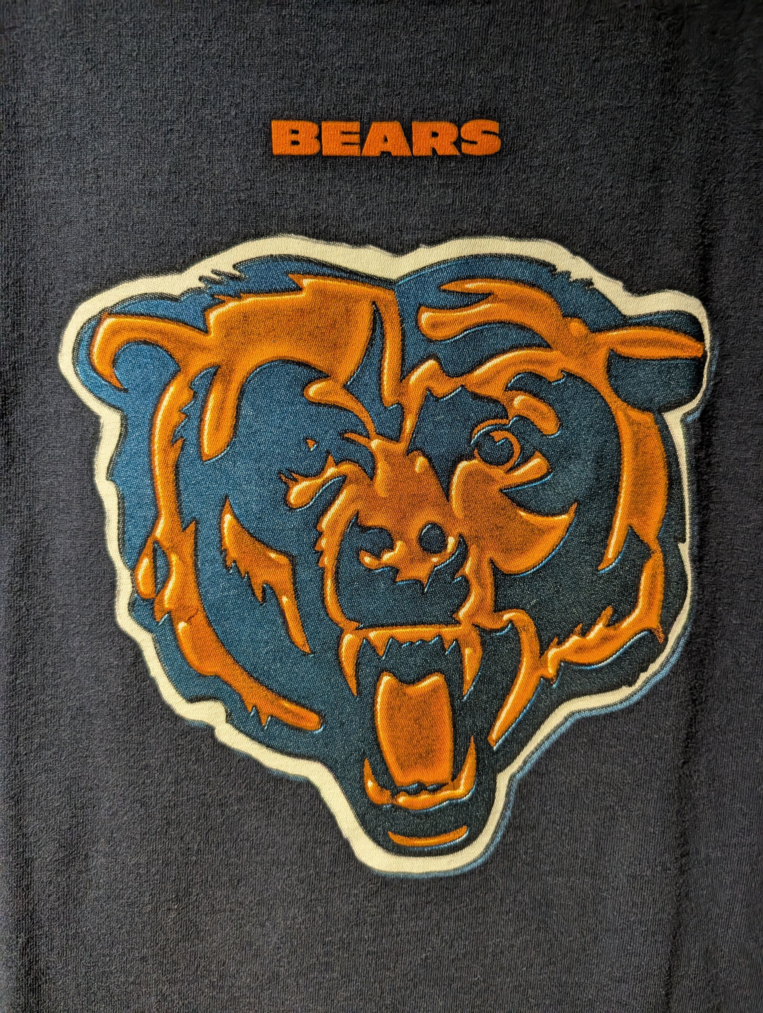 NFL Chicago Bears NFL Big Printed Logo T-Shirt Football Sports Size US L / EU 52-54 / 3 - 2 Thumbnail
