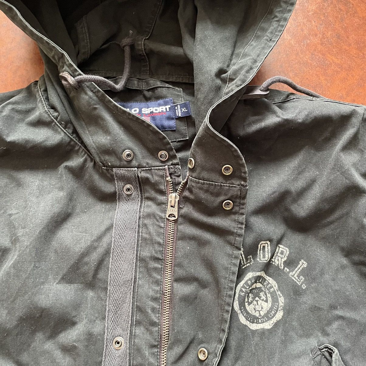 Japanese Brand × Polo Ralph Lauren Polo Sport Ralph Lauren 90s coat jacket old marina College Size US XL / EU 56 / 4 - 3 Thumbnail