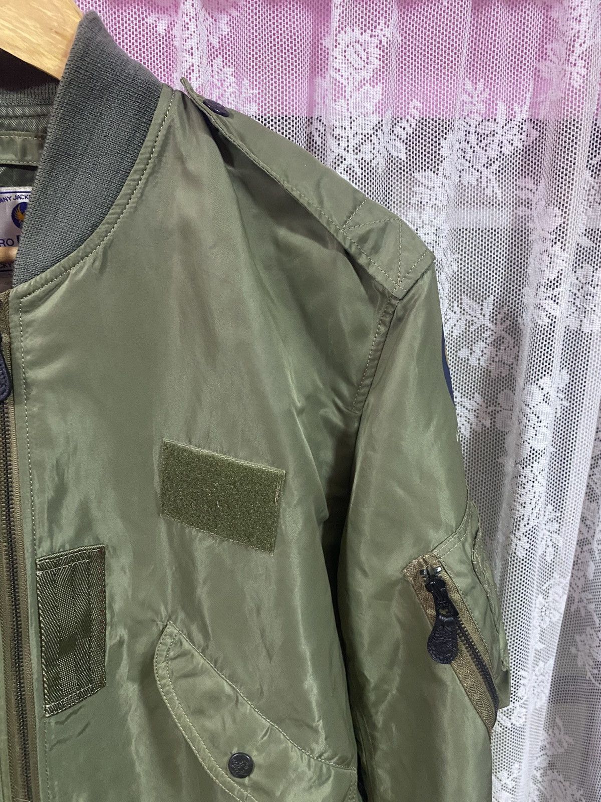 Tedman × Vintage Vintage Ted Company USAF Bomber Jacket Olive Green Size US M / EU 48-50 / 2 - 4 Thumbnail