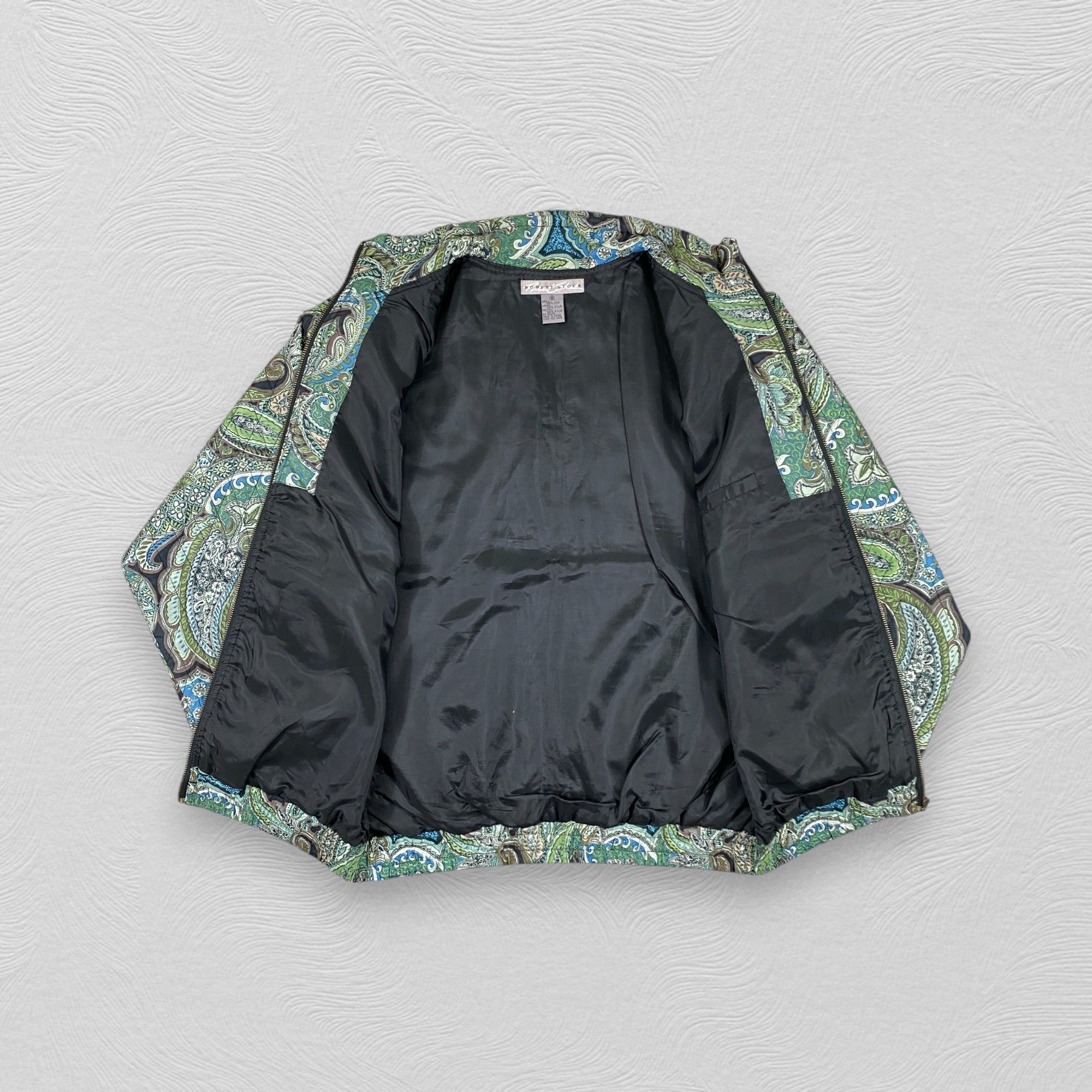 Japanese Brand Vintage Robert Stock Paisley Silk Medium Jacket- J368 Size US M / EU 48-50 / 2 - 3 Thumbnail