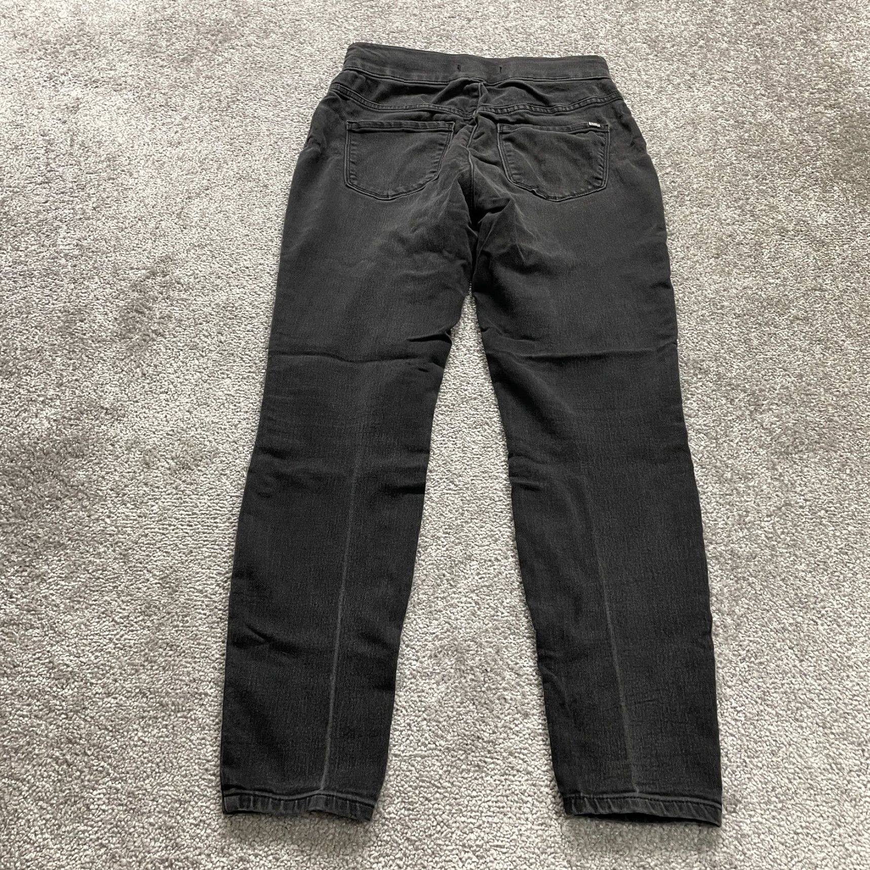 Vintage SIMPLY VERA VERA WANG Jegging Jeans Womens 8 Black Slim High Rise Stretch 28x27 Size 30" / US 8 / IT 44 - 2 Thumbnail