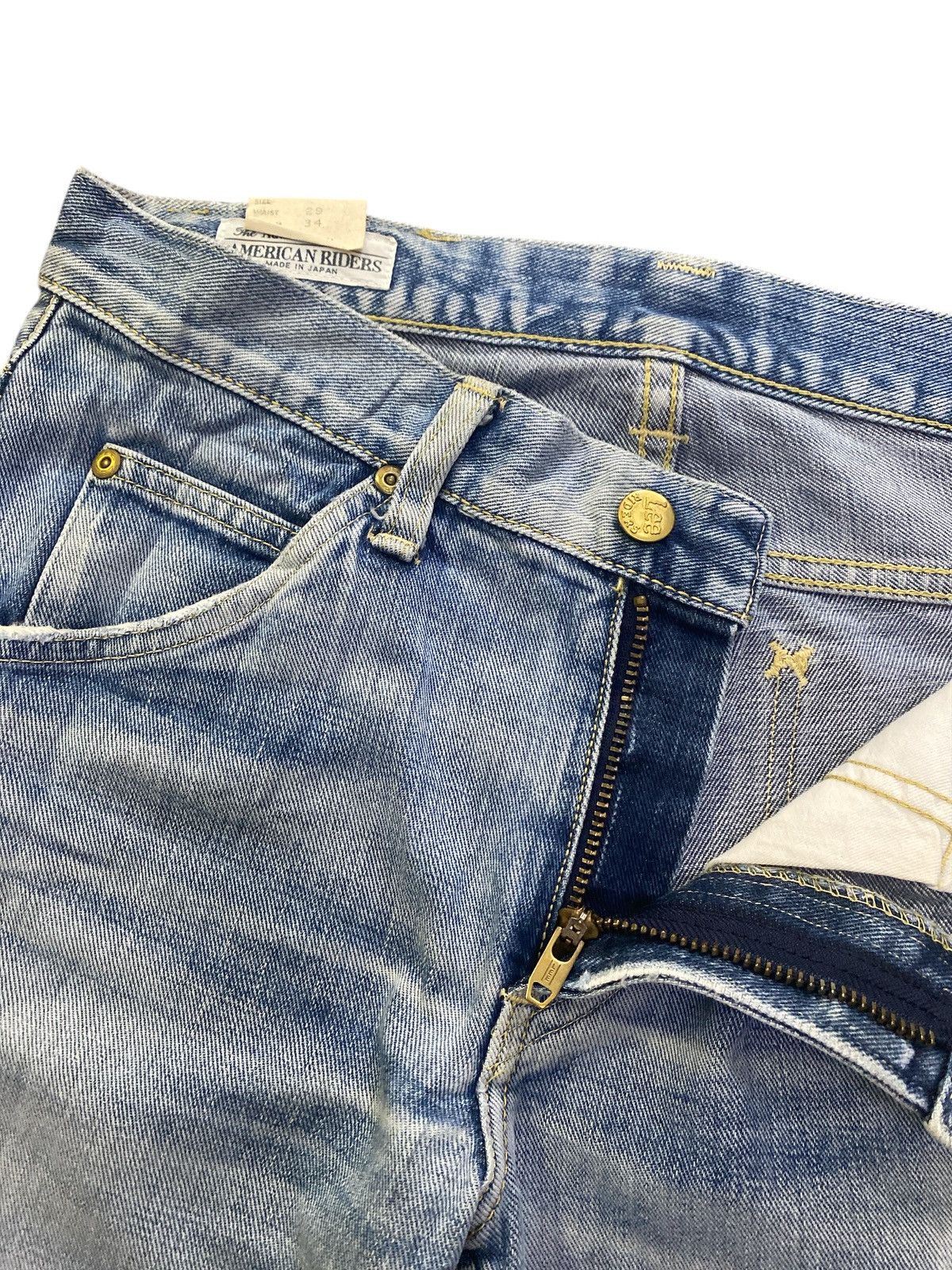 Lee × Vintage Flared Jeans Vintage Lee Riders Distressed Denim Size US 30 / EU 46 - 14 Thumbnail
