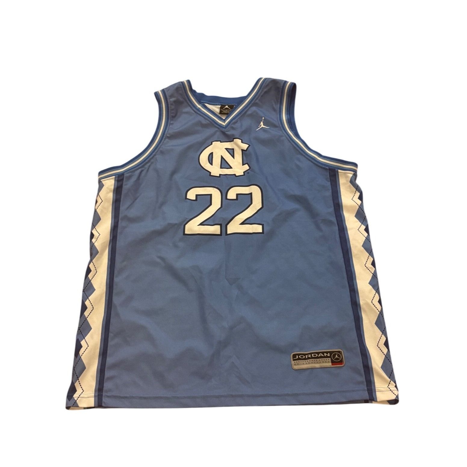 Jordan Brand Nike Air Jordan North Carolina Tar Heels #22 Basketball Jers Size US L / EU 52-54 / 3 - 1 Thumbnail