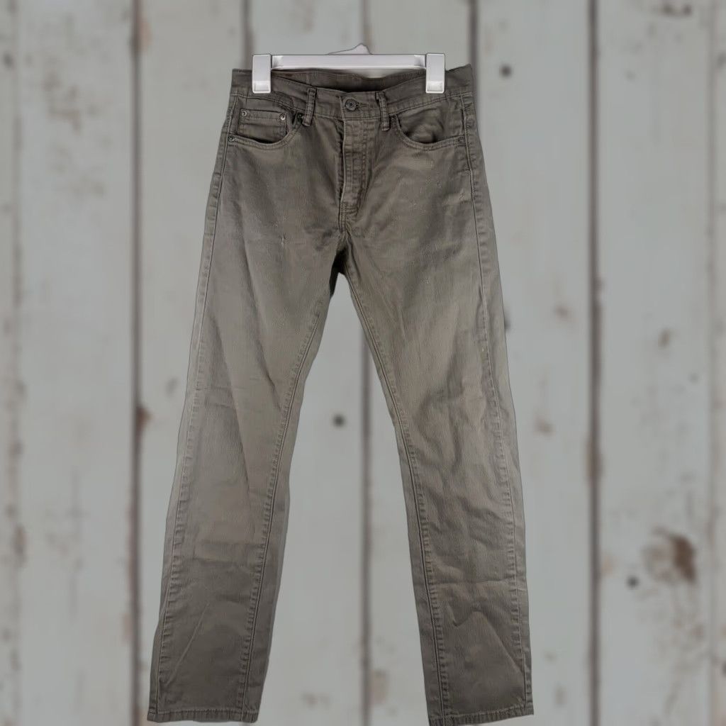 Levi's Levi's 513 Men's Light Brown Wash Jeans Size 30X32 Stretch Denim Straight Fit Casual Size US 30 / EU 46 - 1 Thumbnail
