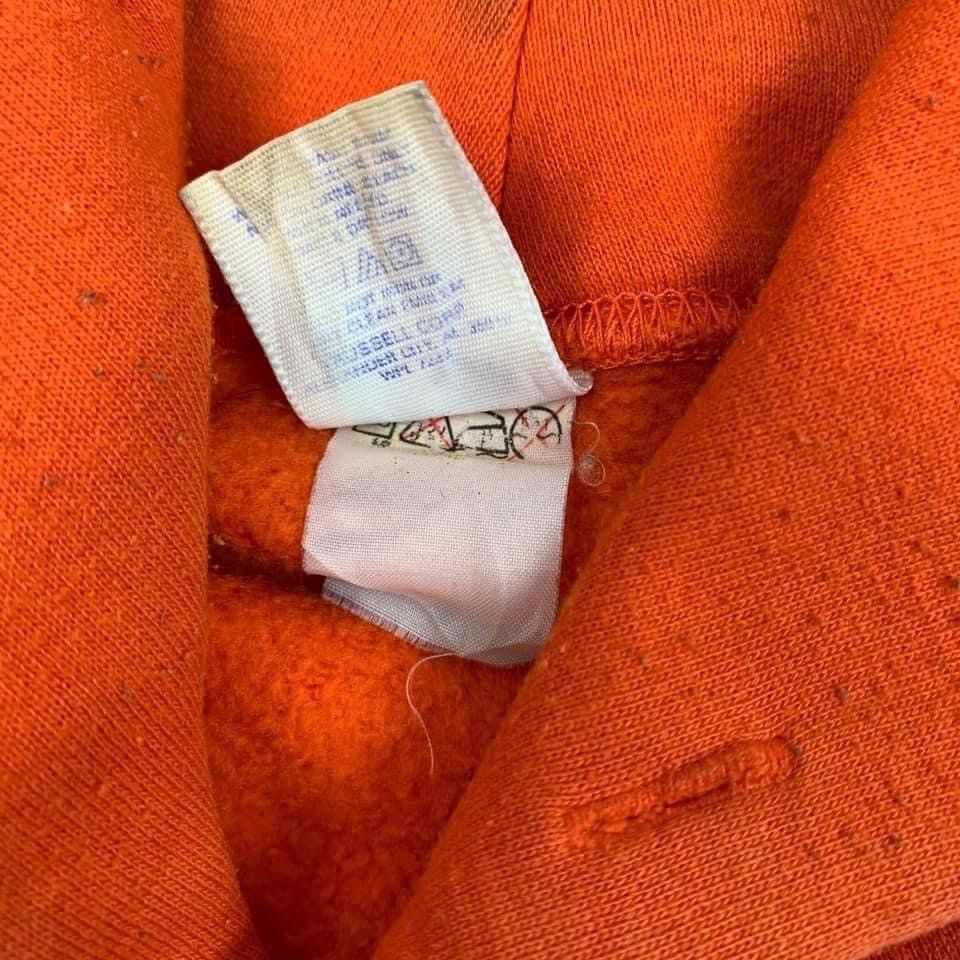 Russell Athletic × Vintage Russell Athletic hoodie baggy orange vintage 90s blank Size US M / EU 48-50 / 2 - 4 Thumbnail