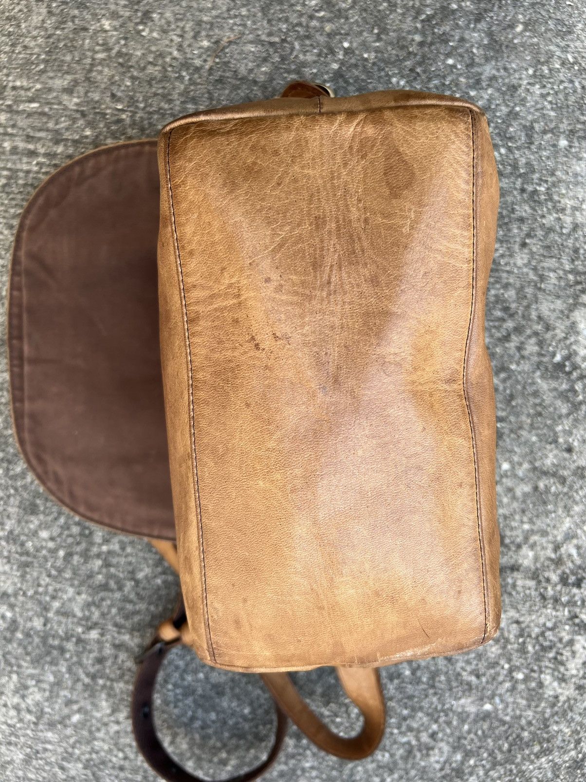 Leather Vintage Solatina Japan Patina Leather Bag Size ONE SIZE - 12 Thumbnail