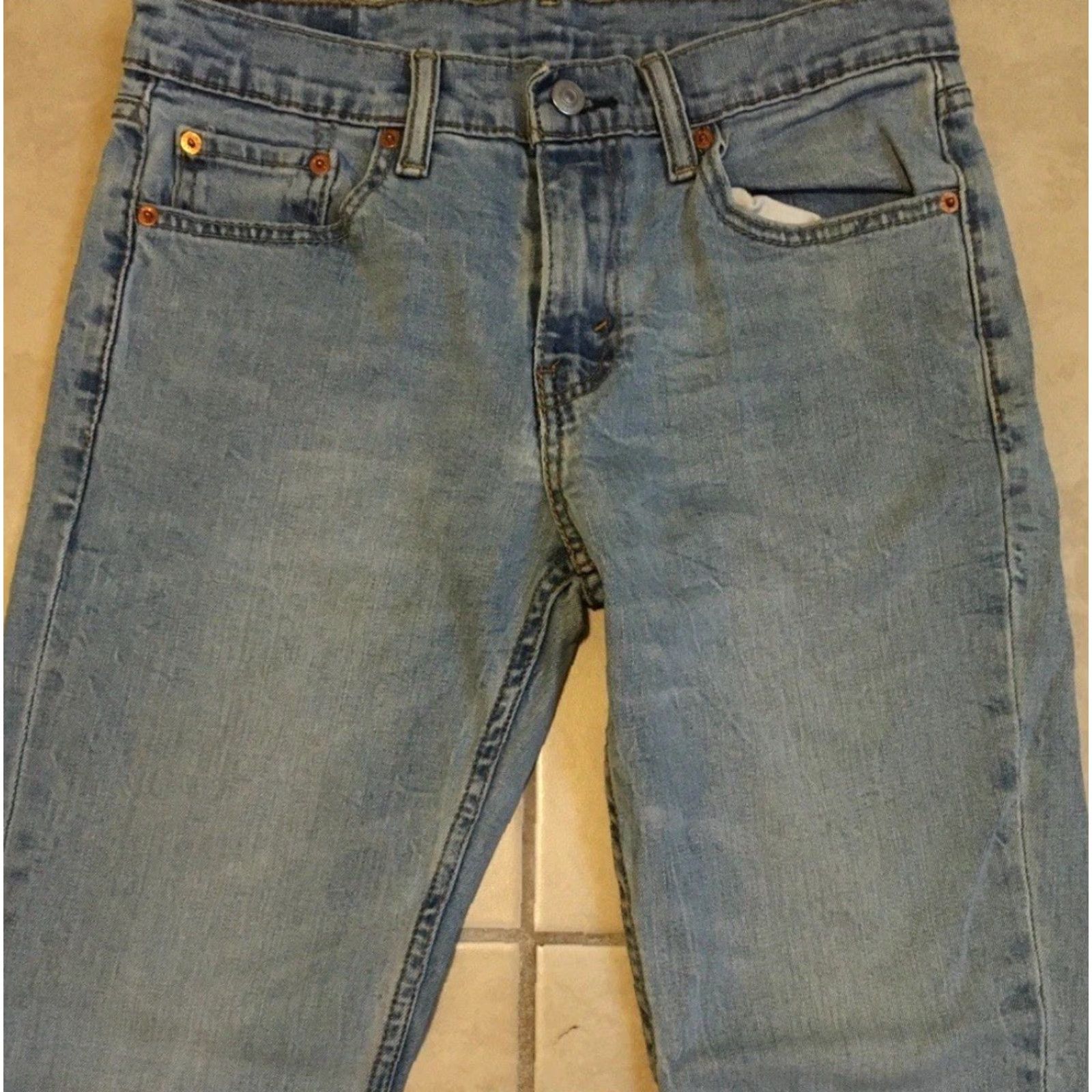 Levi's VINTAGE Levi's Jeans 511 30 Slim Fit Distressed Straight 90s Grunge Biker Punk Cowboy Western USA Mens Blue Denim Clothing Jeans 30 (Regular) Size US 30 / EU 46 - 7 Thumbnail