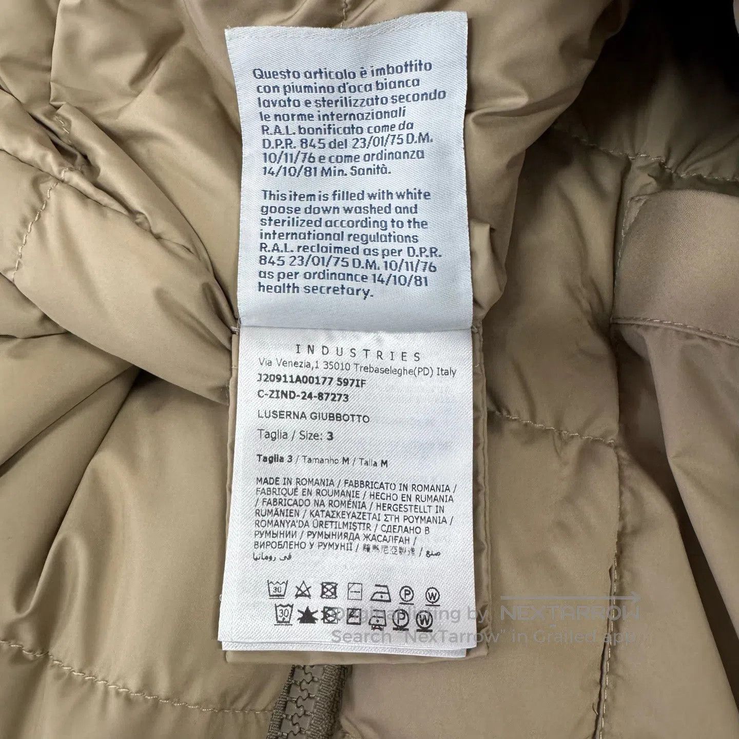 Moncler Moncler size 3 Luserna Series: Collar Label Down Jacket| Size US L / EU 52-54 / 3 - 8 Thumbnail