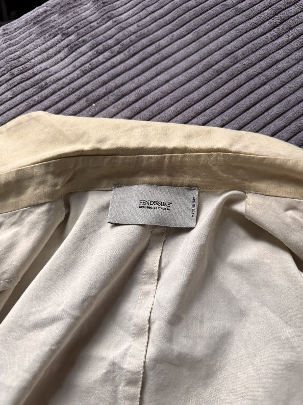 Fendi Luxury Fendissime Fendi Yellow Cotton Coat Jacket 42IT Size M / US 6-8 / IT 42-44 - 24 Thumbnail