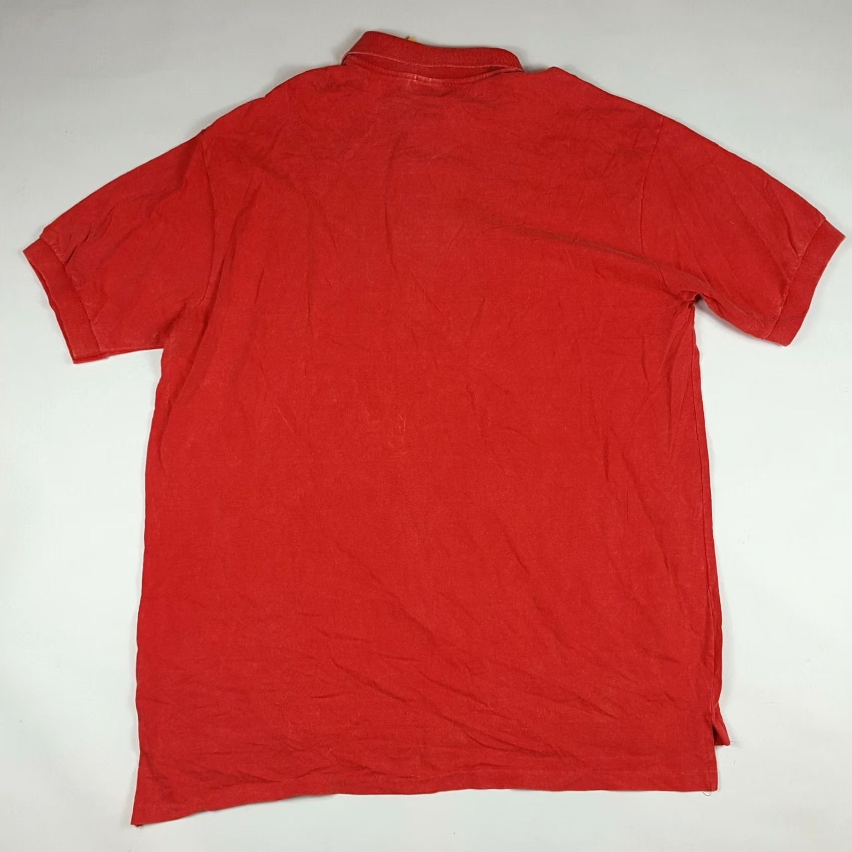 Vintage VINTAGE Whang Polo Shirt Cat: Polo Shirt Men 3XL Red 90s Grunge Surf Sports Cotton Short Sleeve Collared Shirt Size US XXL / EU 58 / 5 - 5 Thumbnail