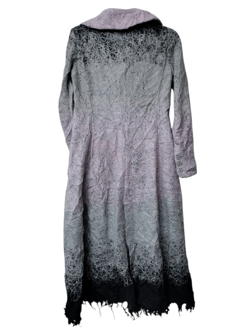 Emporio Armani Emporio Armani Wool long Coat Rare Design Size S / US 4 / IT 40 - 2 Thumbnail