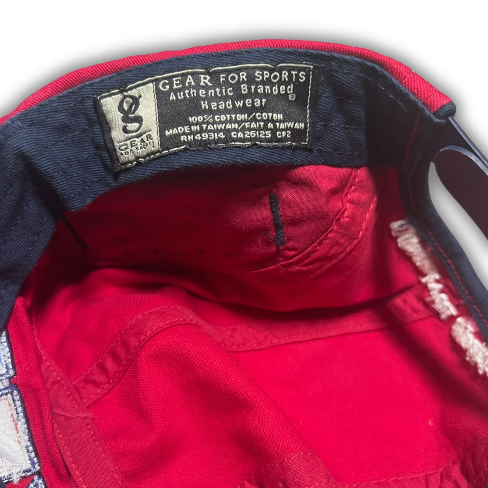 Gear for Sports Gear For Sports Carnival Spirit Snapback Cap Red & Navy Cott Size ONE SIZE - 6 Thumbnail