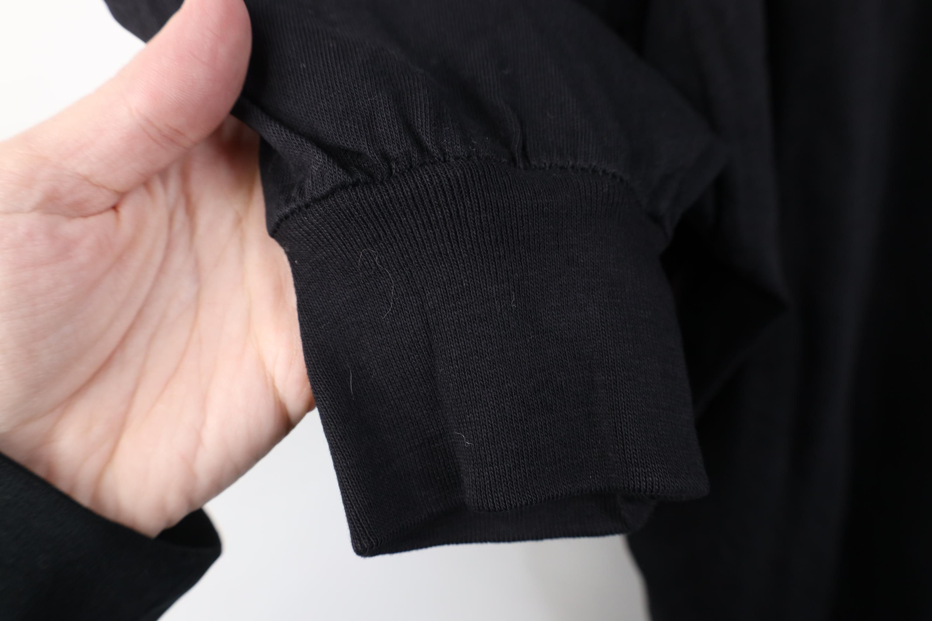 Vintage Vintage 90s Streetwear Long Sleeve T-Shirt Black Cotton Size US XXL / EU 58 / 5 - 10 Thumbnail