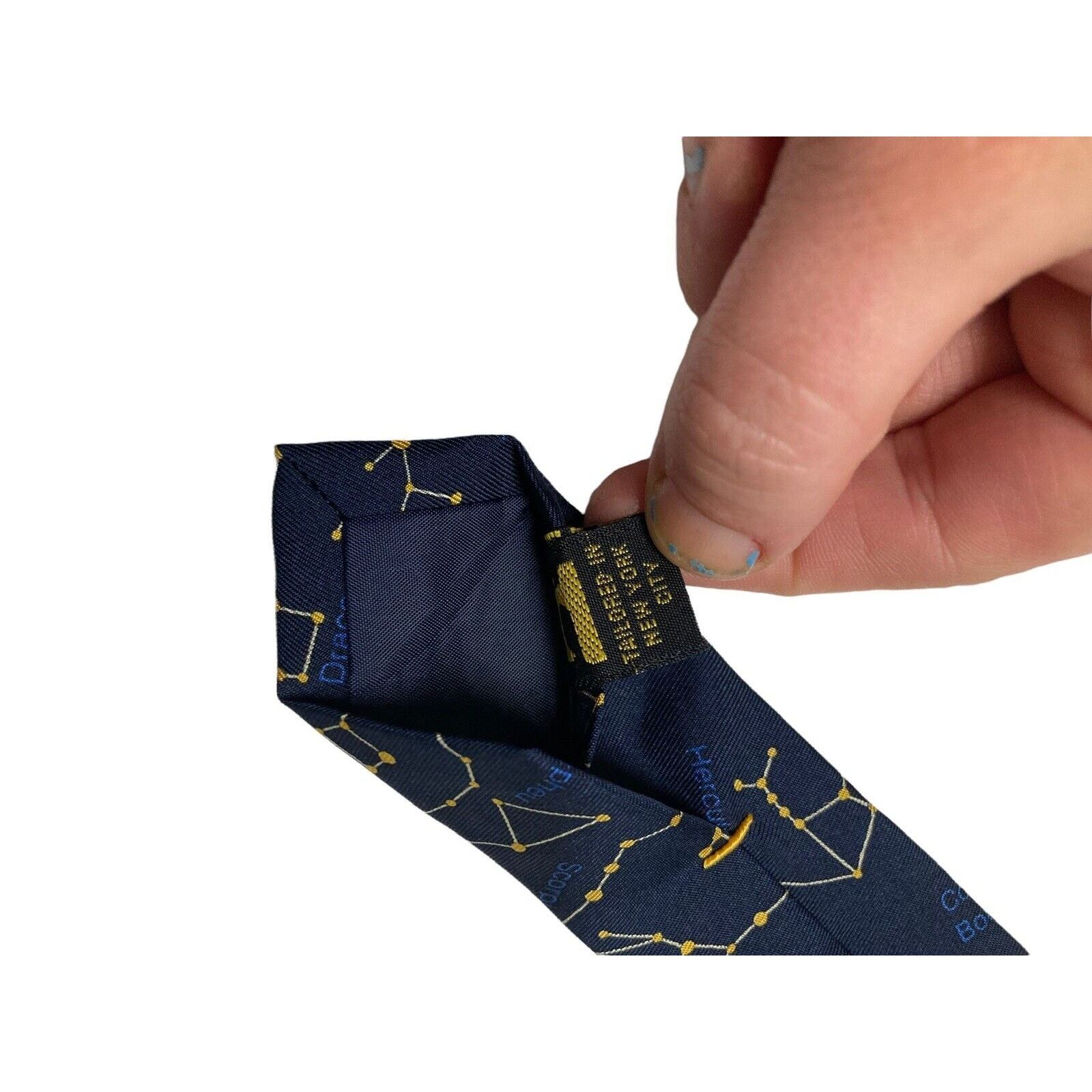 Other Josh Bach Constellations Hercules Aquanus Draco Necktie Size ONE SIZE - 7 Thumbnail