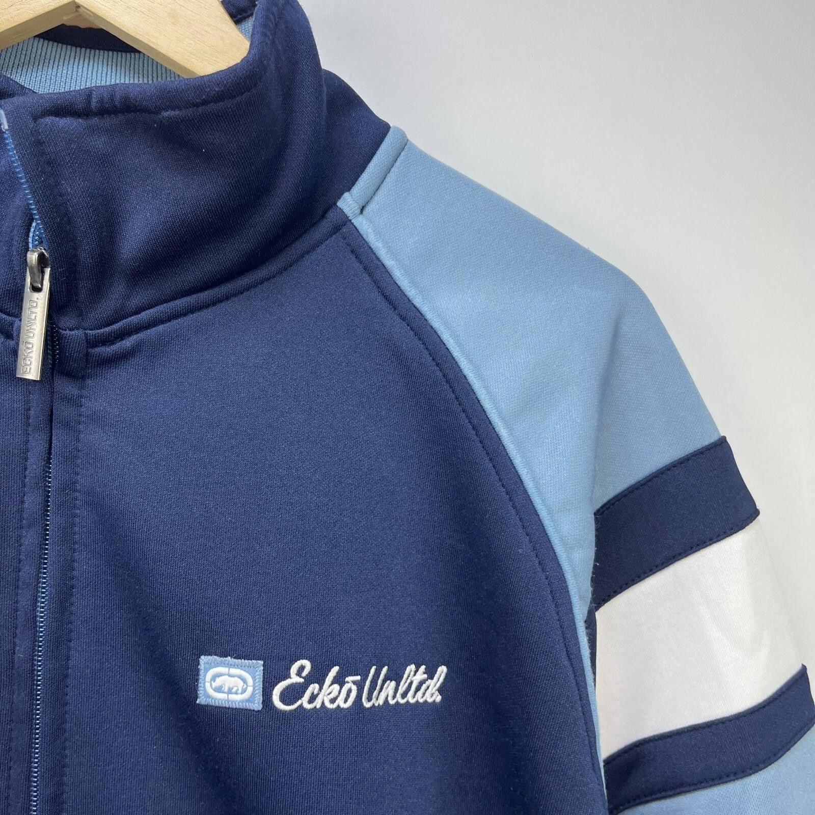 Ecko Unltd. Vintage Ecko UNLTD Track Zip-Up Jacket Medium Hip Hop Baggy Size US M / EU 48-50 / 2 - 3 Thumbnail