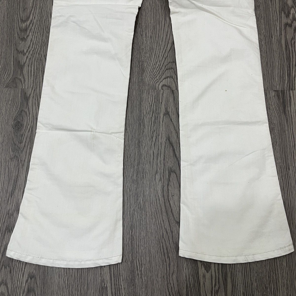Japanese Brand 🇯🇵 Nicole Club For Man - Flared White Pant Ifsix Lgbstyle Size US 30 / EU 46 - 12 Thumbnail