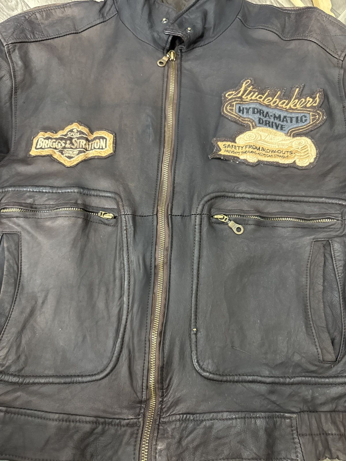 Indian Motorcycle Vintage Leather Motorcycle BikerJacket Rollfast Indian Size US S / EU 44-46 / 1 - 14 Thumbnail