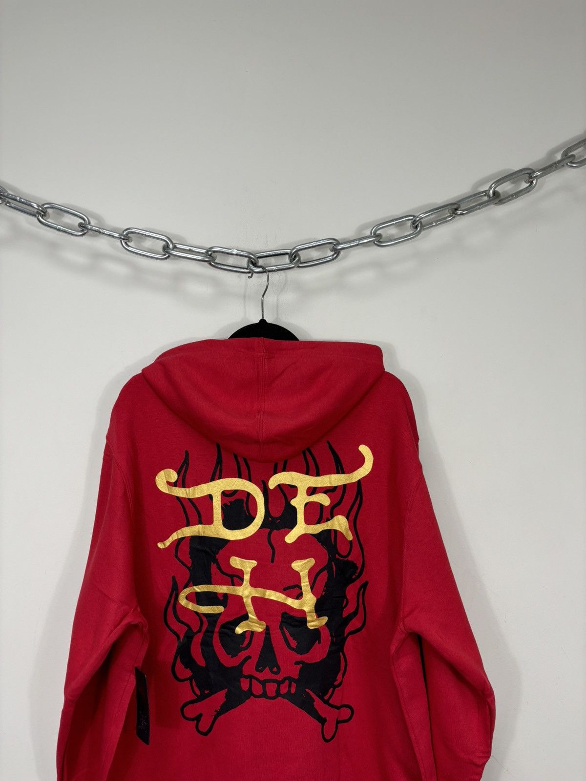 Ed Hardy Ed Hardy NEW Chinese Dragon Fire Tattoo Logo Y2K Red Hoodie Size US XL / EU 56 / 4 - 15 Thumbnail