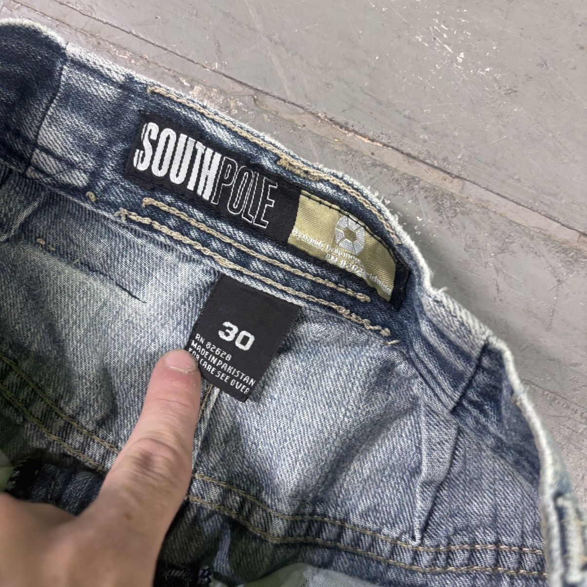 Southpole Y2K BAGGY SOUTHPOLE JORTS Size US 30 / EU 46 - 4 Thumbnail