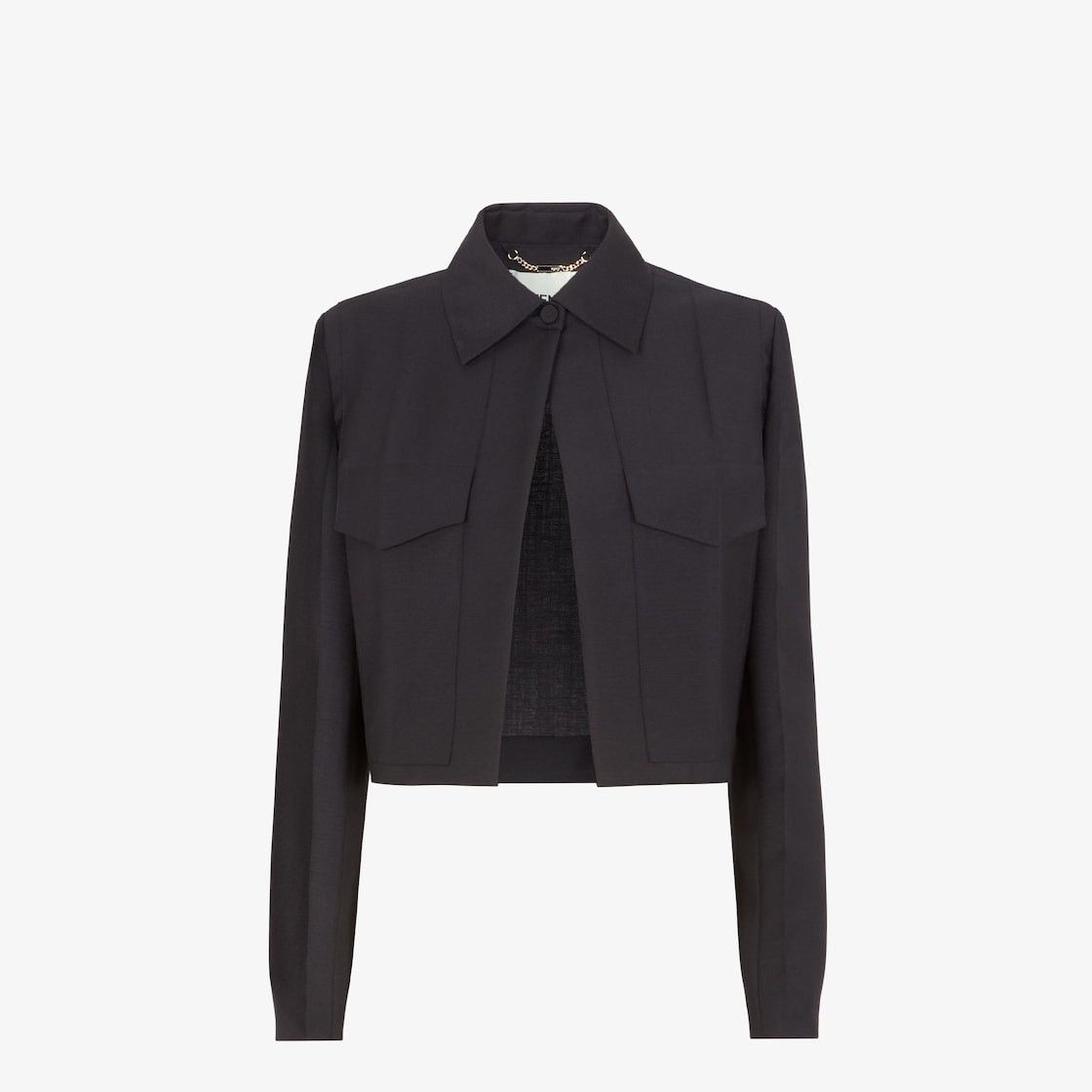 Fendi o1s1wg110825 Blouson in Black Size L / US 10 / IT 46 - 1 Thumbnail