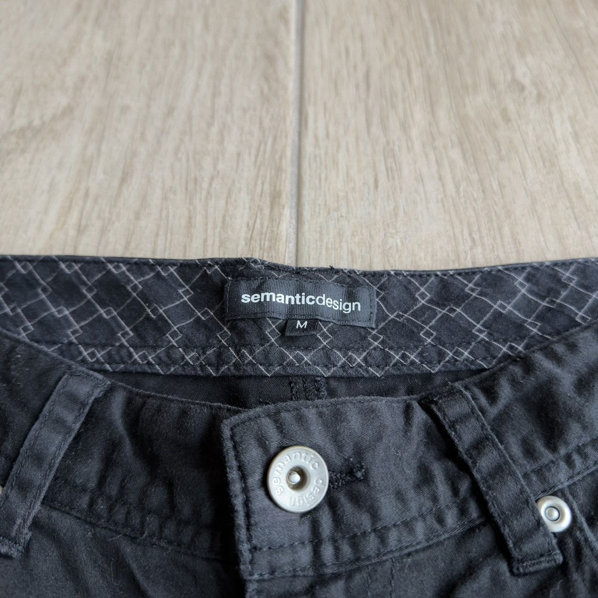 semanticdesign Brushed Cotton Zipper Cargo Stacked Pants Size US 31 - 5 Thumbnail
