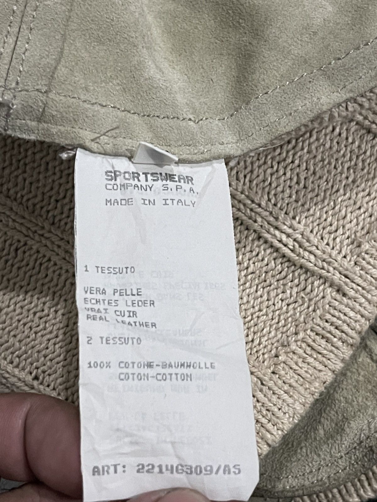 Boneville Vintage Boneville Cp Company Leather Knit Size US L / EU 52-54 / 3 - 18 Thumbnail