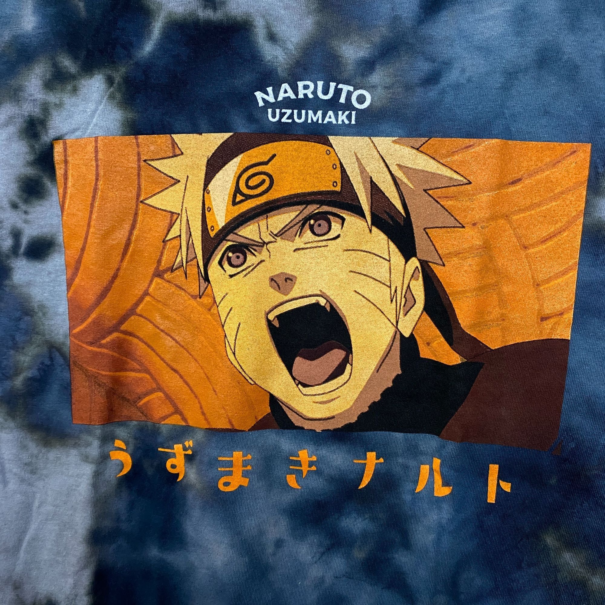 Anime Naruto Uzumaki Nine Tails Jinchuriki Anime Tie Dye Tee M Size US M / EU 48-50 / 2 - 2 Thumbnail