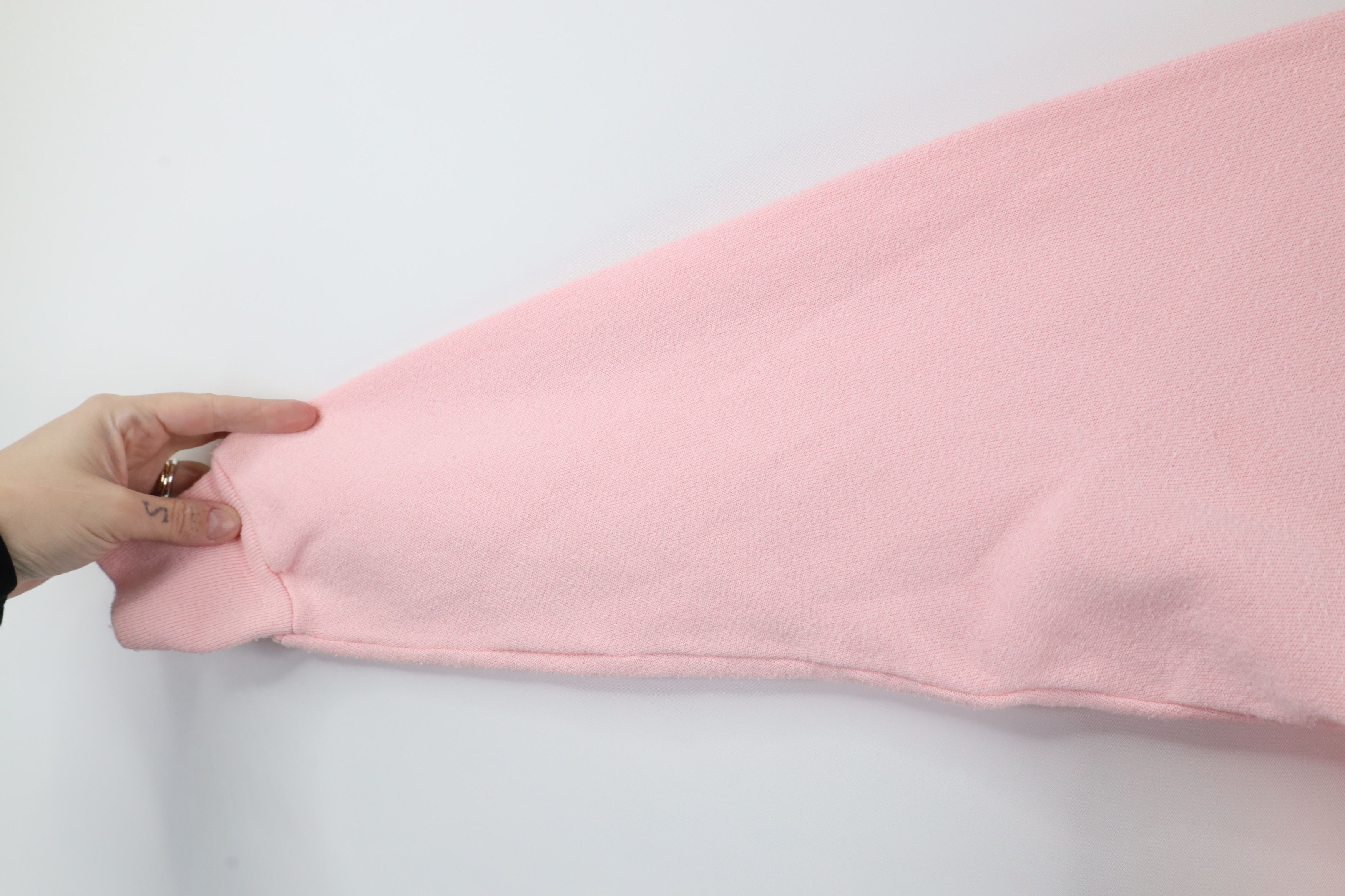 Vintage Vintage 90s Streetwear Crewneck Sweatshirt Pink USA Size S / US 4 / IT 40 - 5 Thumbnail