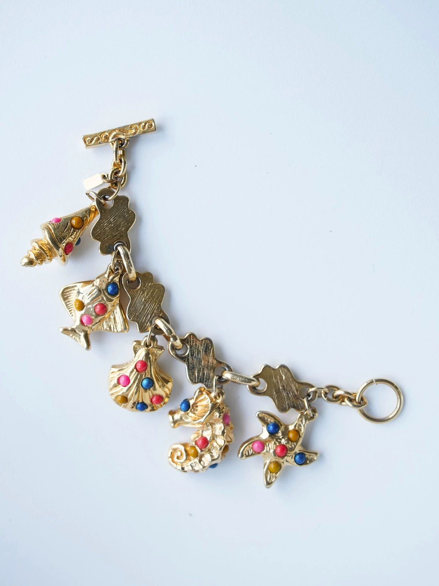 Escada Escada Ocean Theme Gold-Plated Marine Bracelet 21cm Size ONE SIZE - 8 Thumbnail